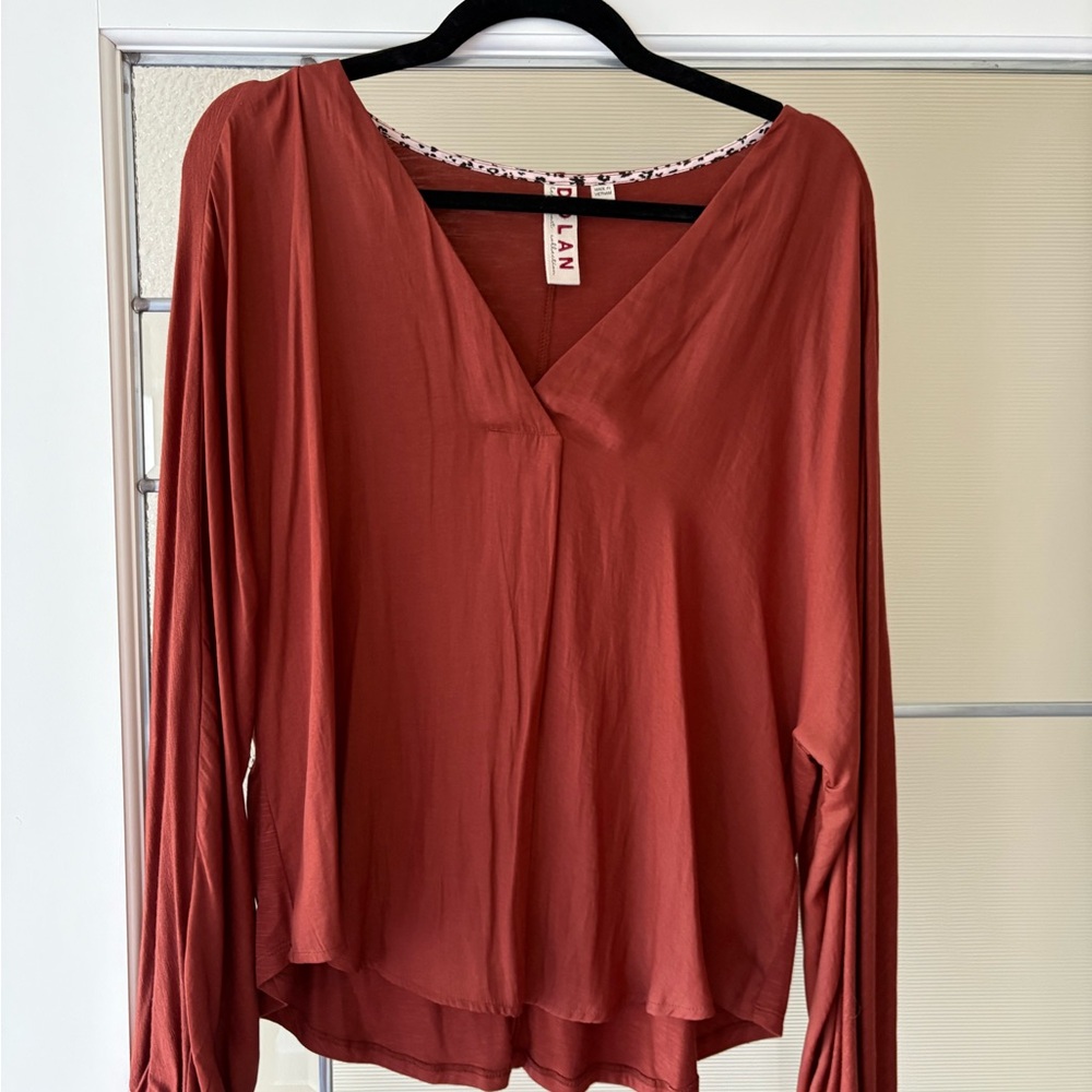 Dolan Women's Terracotta Blouse